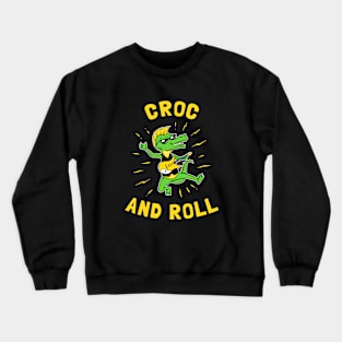 Croc And Roll Crewneck Sweatshirt